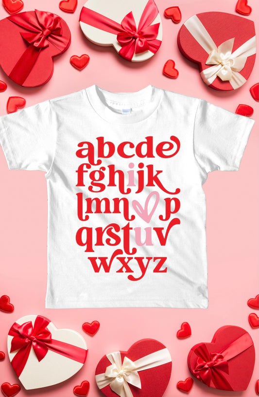 Alphabet VDay Tshirt