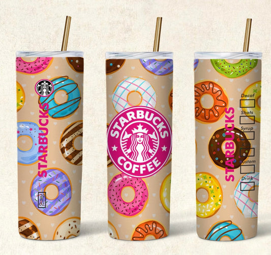 Donut Starbucks Tumbler