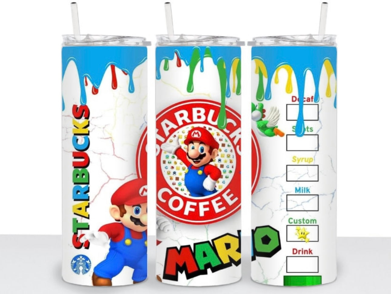 Mario Starbucks Tumbler