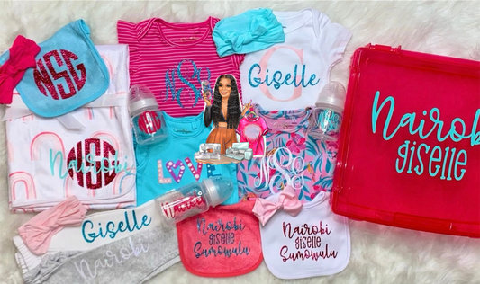 Medium Personalized Baby Bundle