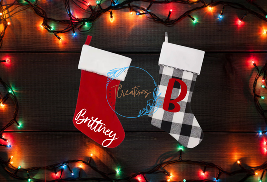 Classic and Buffalo Plaid Stocking