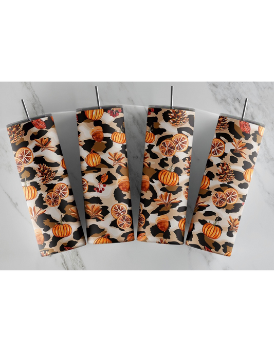 Leopard Pumpkin Tumbler