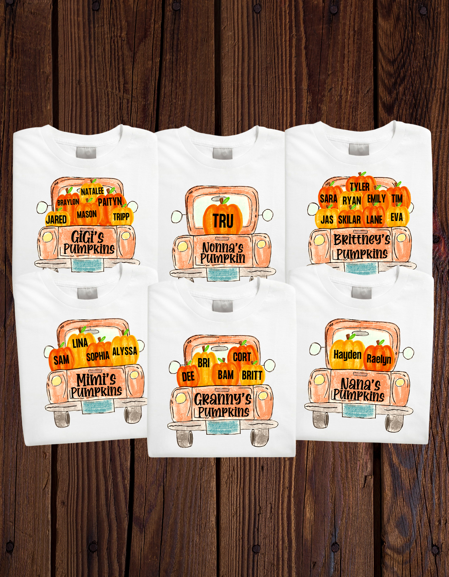 Pumpkin Truck Family