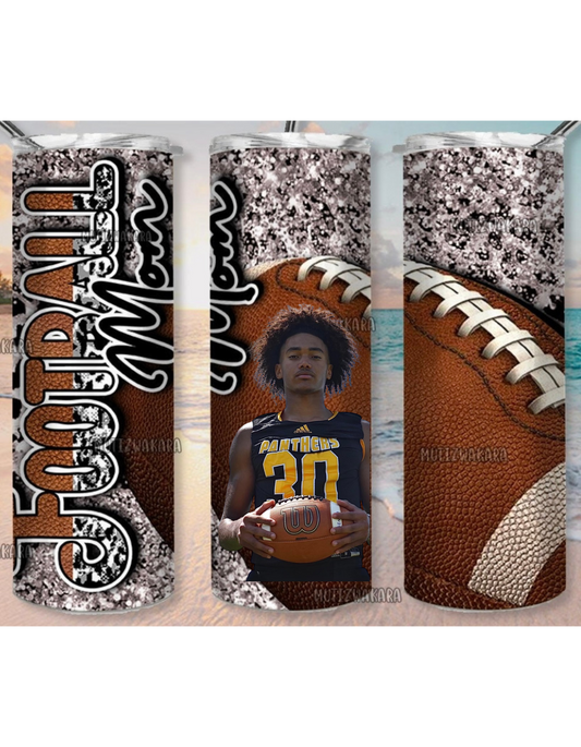 Custom Football Tumbler