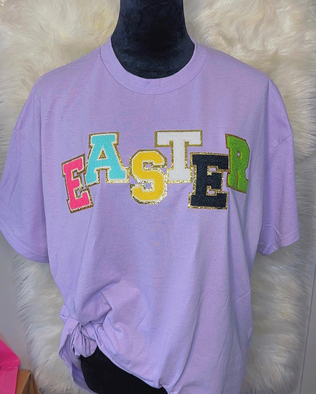 Chenille Easter Tee